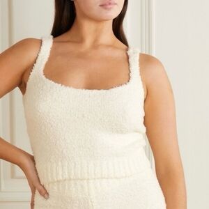 SKIMS▪️Fuzzy Boucle Knit Tank Top in Bone